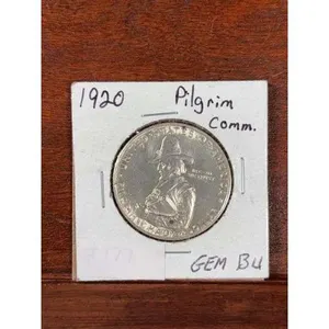 1920 Pilgrim Commemorative Half BU