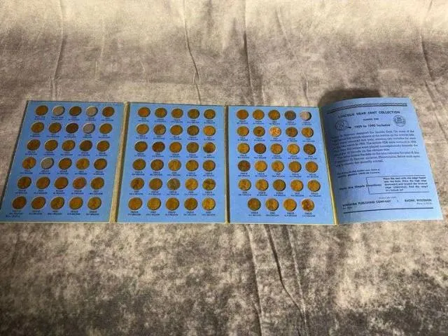 Partial Set Of Lincoln Cents 1909VDB To 1940S Including Semi Key Dates