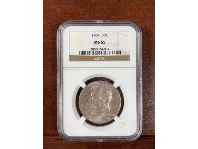 1964 Kennedy 50 Cent NGC MS 65