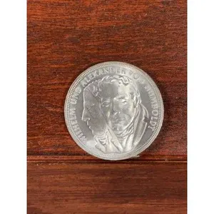 1967 F Germany Silver 5 Mark BU