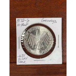 1972 G Germany Silver 10 Mark BU