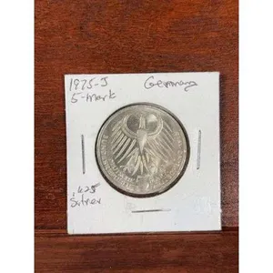 1975 J Germany Silver 5 Mark BU