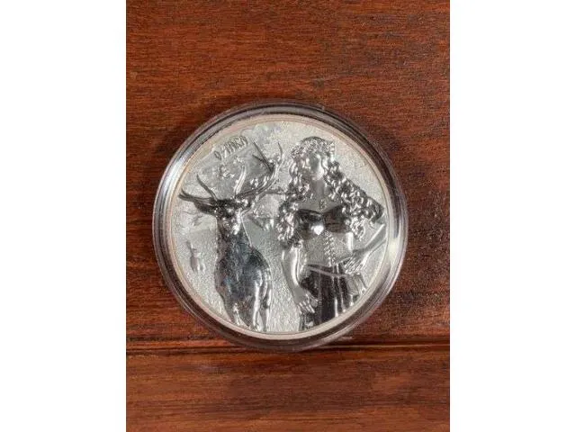 2023 Germany 1 Oz. .9999 Silver 5 Mark ELK BU