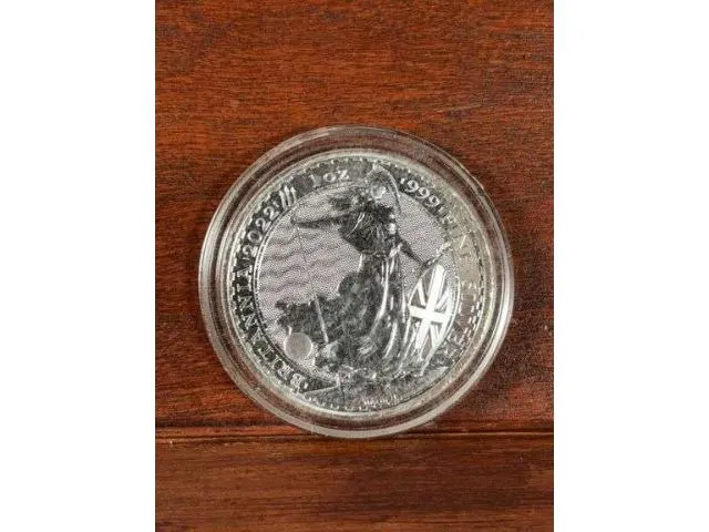 2022 Great Britain 1 O. .999 Silver 2 Pounds Bu