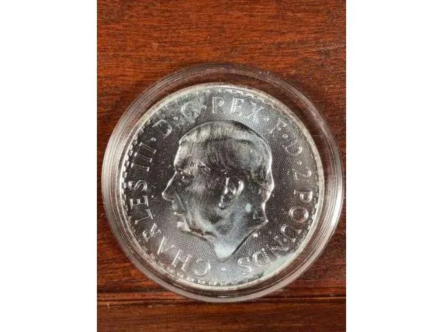 2023 Great Britain 1 Oz. .999 Silver 2 Pounds BU