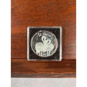 2018 St. Lucia 1 Oz. .999 Silver 2 Dollar BU
