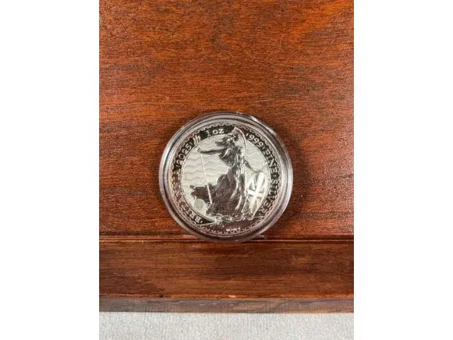 2025 Great Britain 1 Oz. .999 Silver 2 Pounds Bu