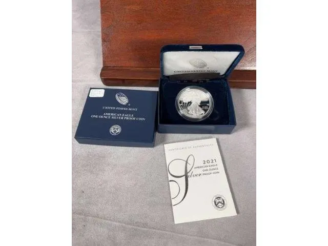 2021 W Silver Eagle In Box PF