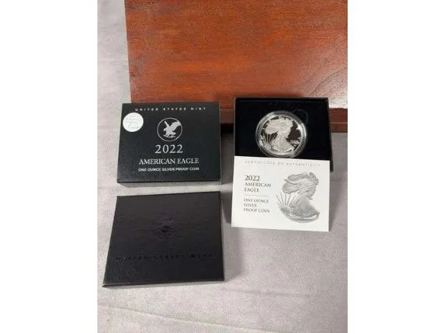2022 W Silver Eagle In Box PF