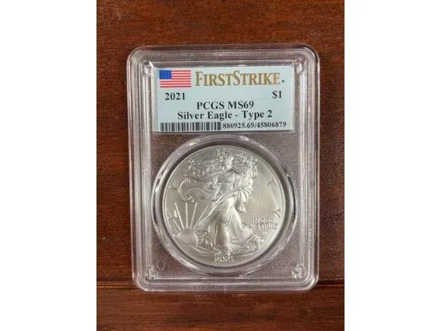 2021 Silver Eagle Type 2 PSGC MS69