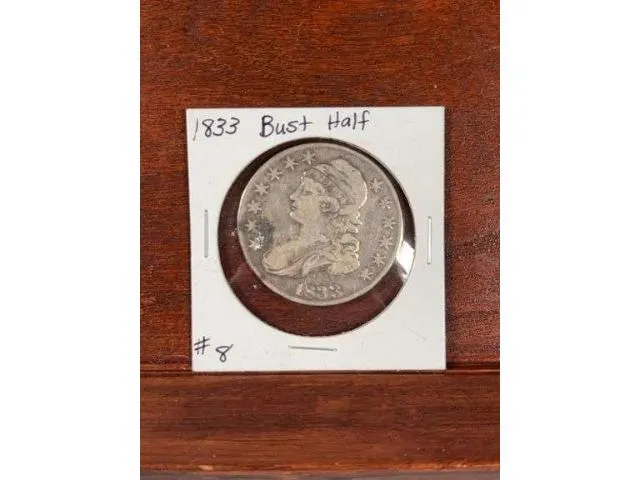 1833 Bust Half VF