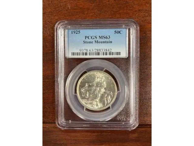 1925 Stone Mountian Commemorative Half PCGS MS 63