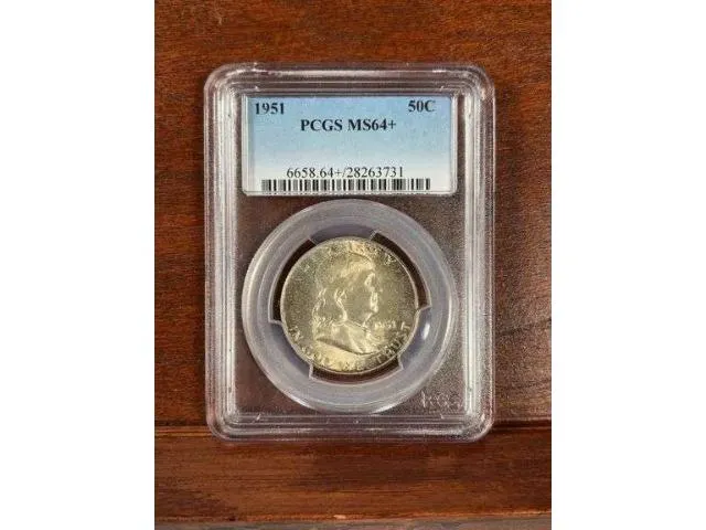 1951 Franklin Half PCGS MS 64+