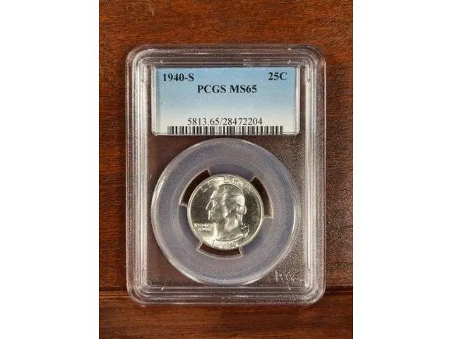 1940S Washington Quarter PCGS MS 65
