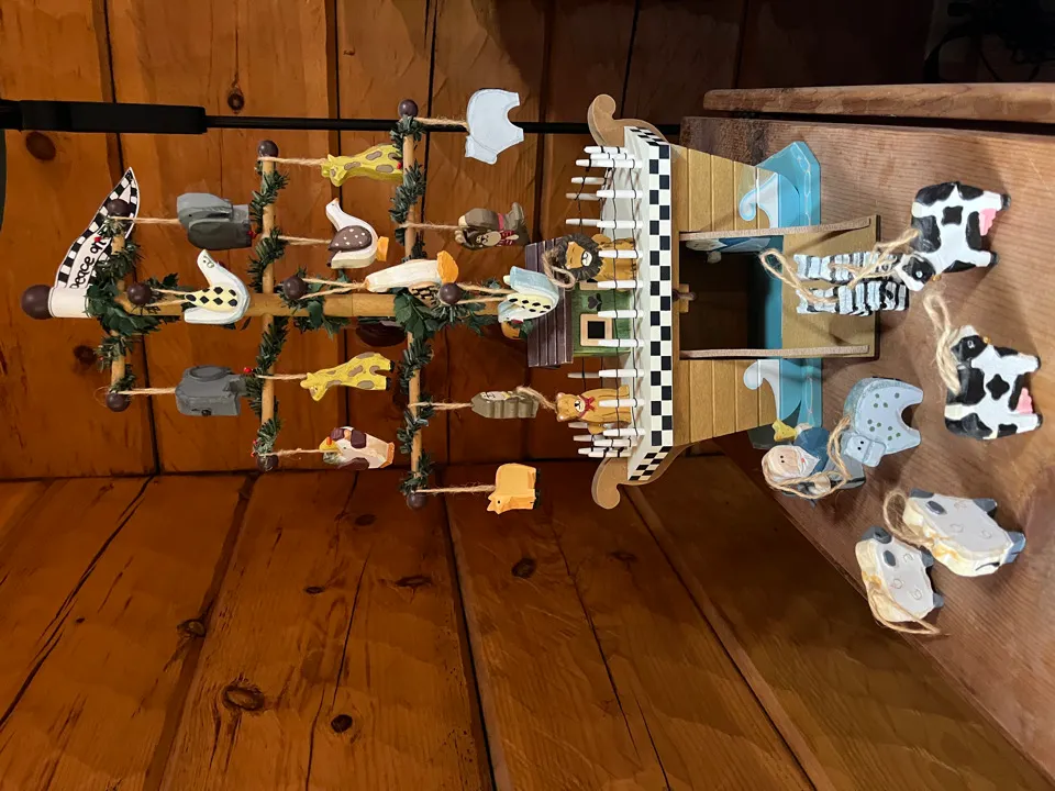 Kurt Alder Noah’s Ark Tree with Hanging Ornaments