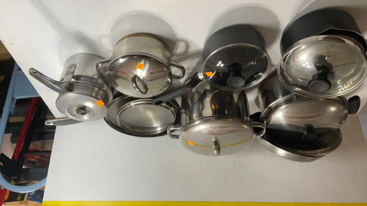 Assorted Pots and Pans