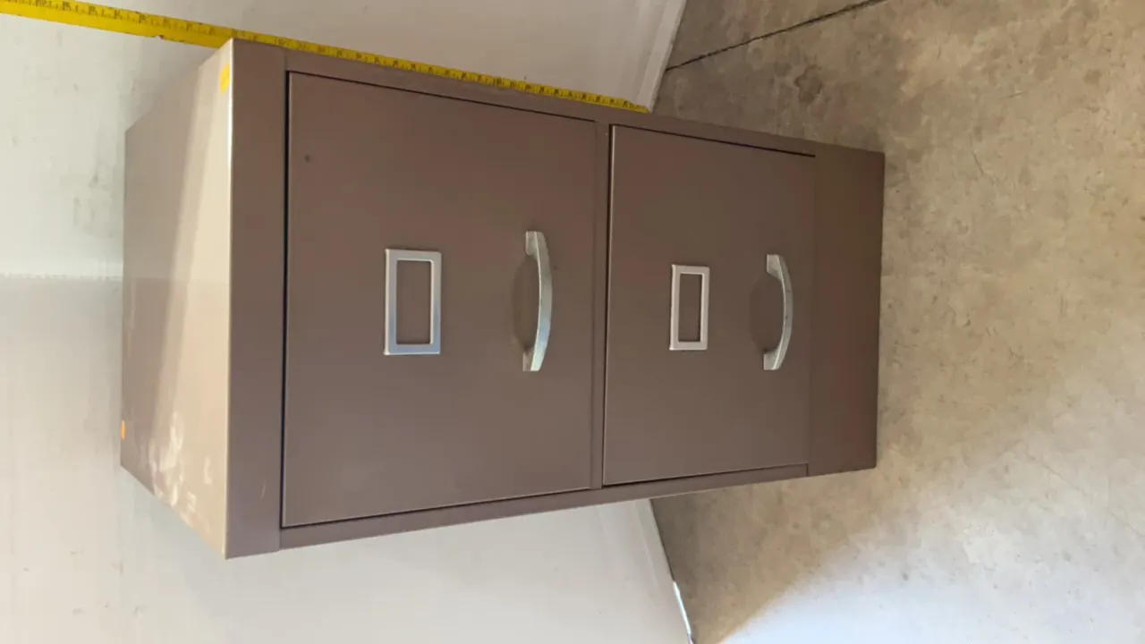 Metal 2 Drawer File Cabinet