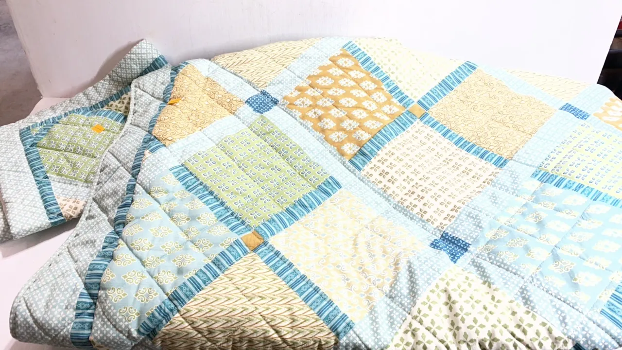 Better Homes Quilted Blanket with Pillowcase