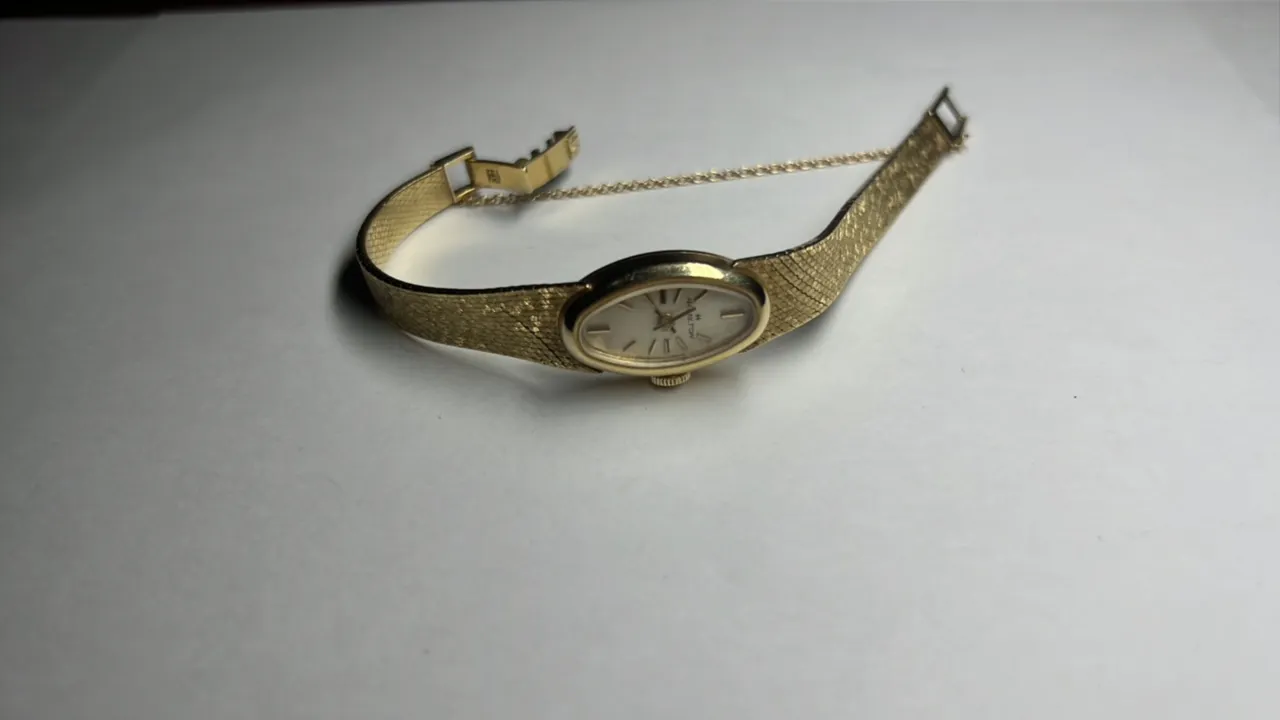14K Hamilton Gold Watch w/ 14K Band, 26.7 Gram