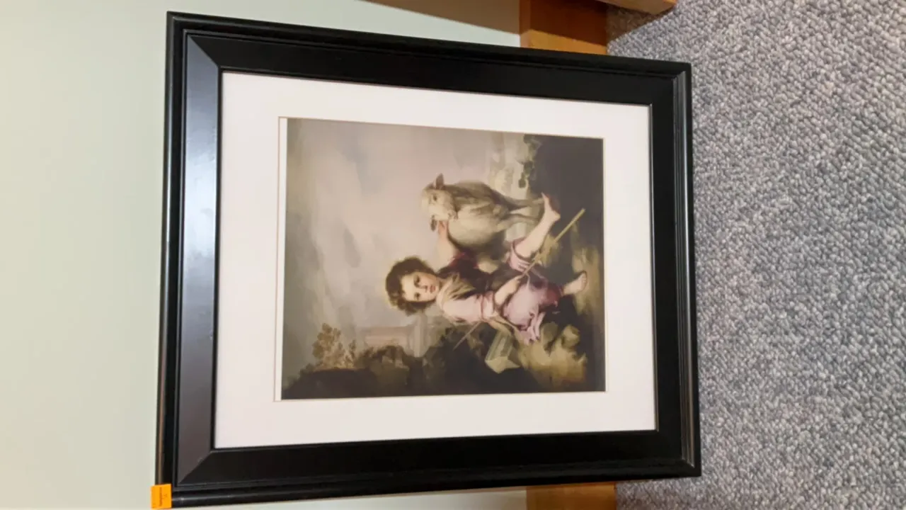 Framed "The Good Shepherd" Print