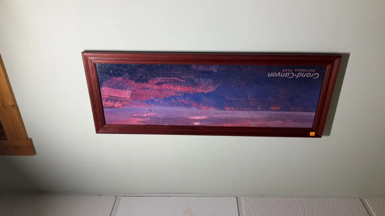 Framed Grand Canyon Puzzle