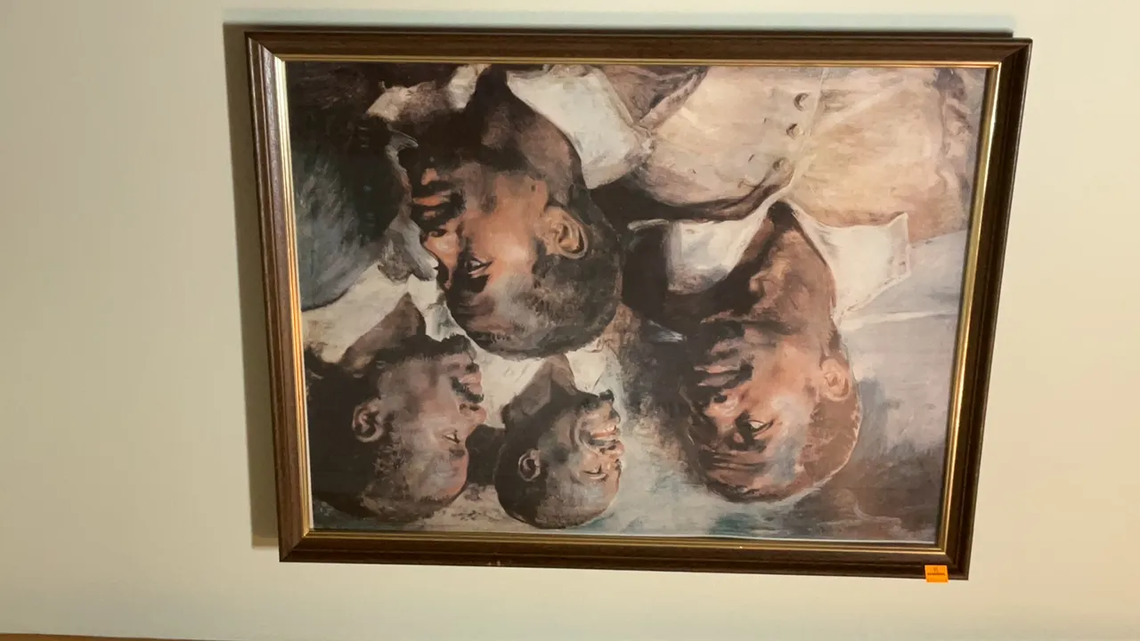 Framed "Four Studies of a Head of a Moor" Art