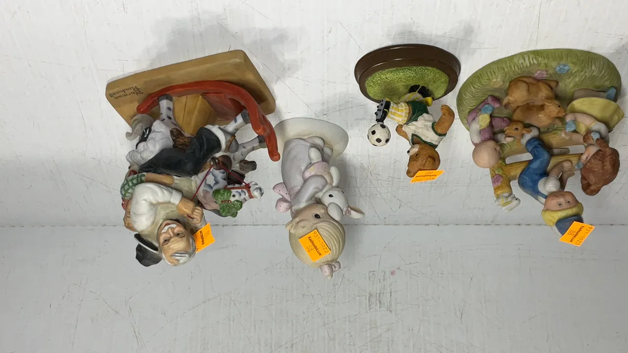 Precious Moments Figurine, Norman Rockwell Figurine, Etc.