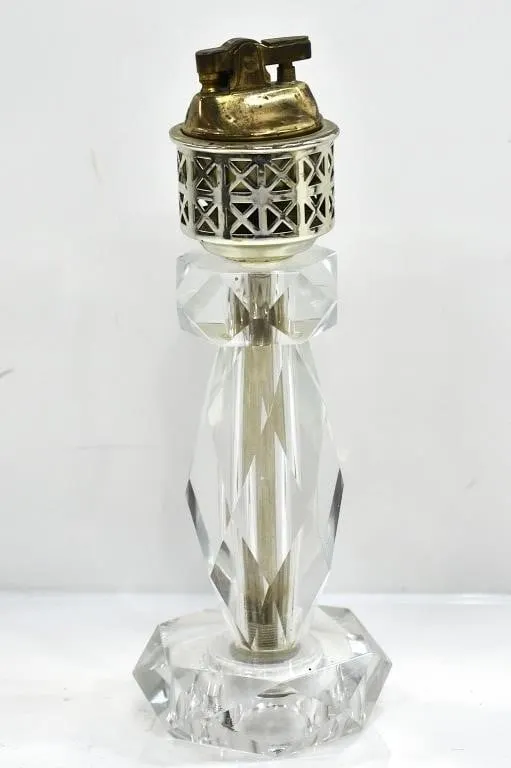 FAUX-CRYSTAL TABLE LIGHTER