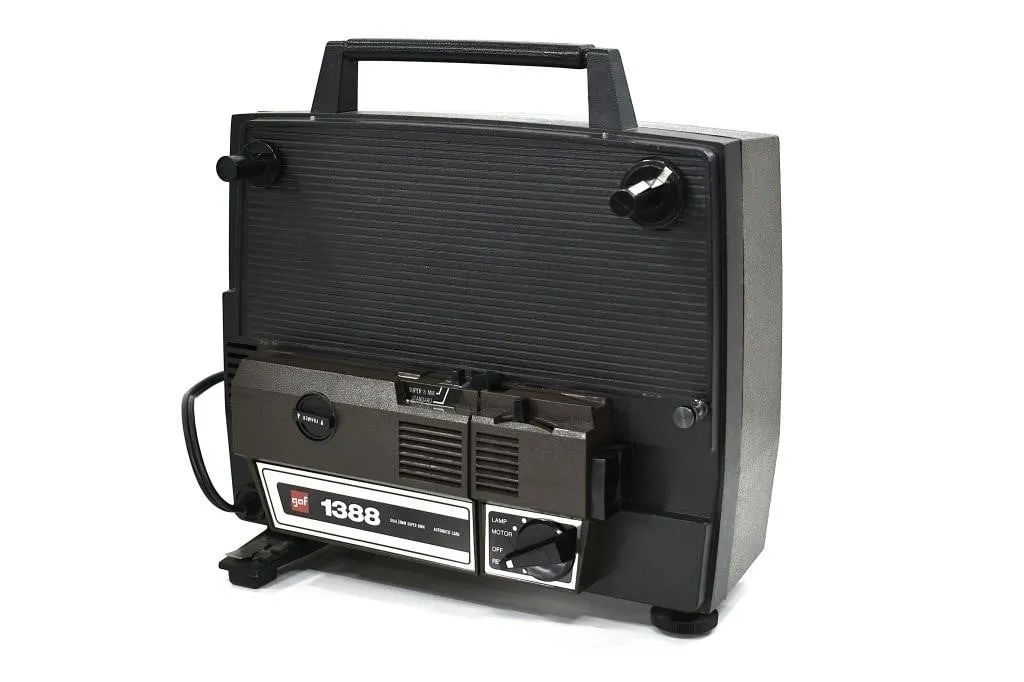 GAF 1388 8MM/SUPER 8MM AUTOLOADING PROJECTOR