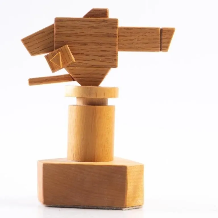 WOOD MOVIE / TV CAMERA SULPTURE