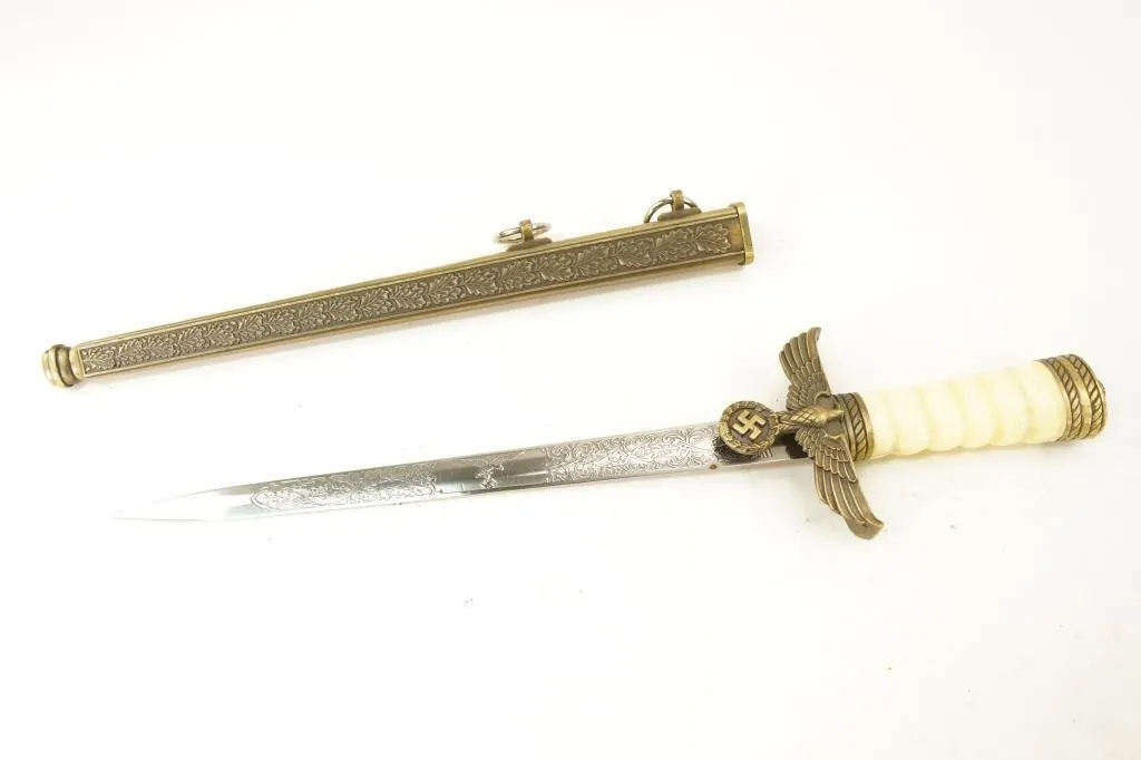 1937 German Luftwaffe dag Officers Dress Dagger Lo