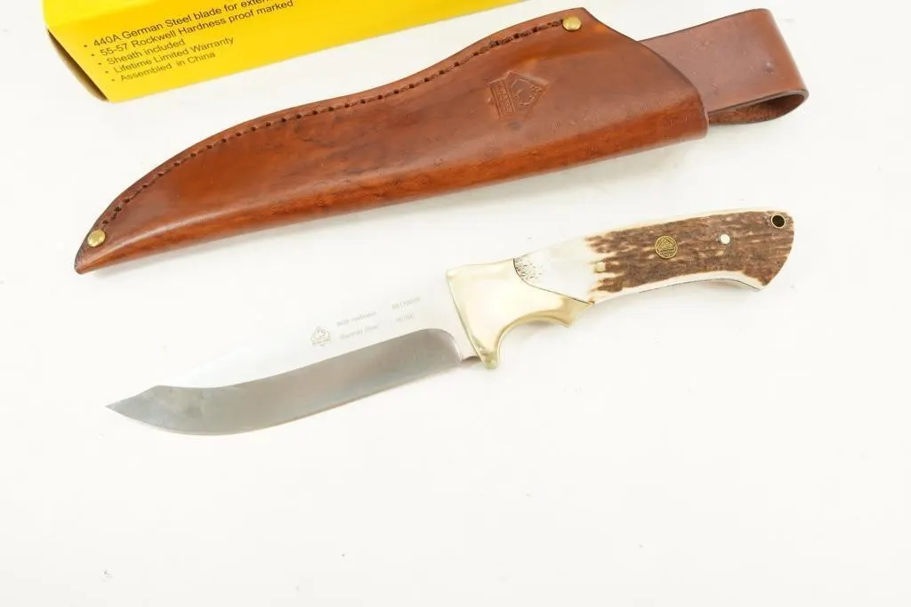 Puma Half Moon Stag Knife