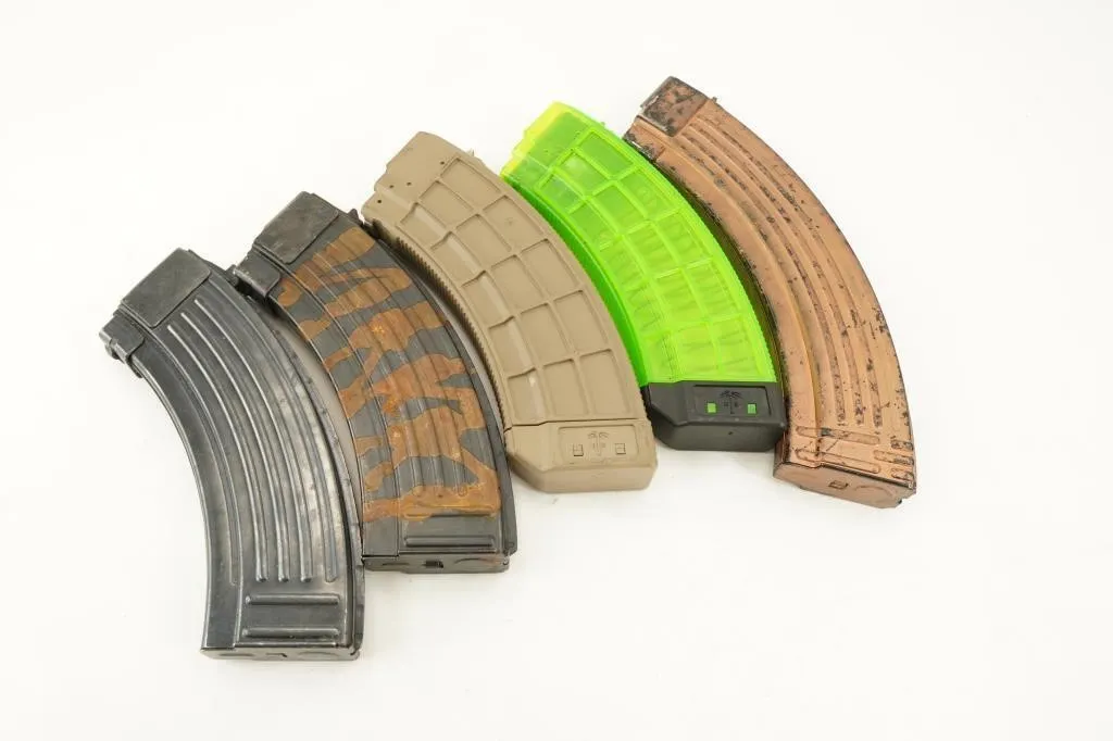 Mixed Brands Lot of 5 AK Mags 7.62x39mm