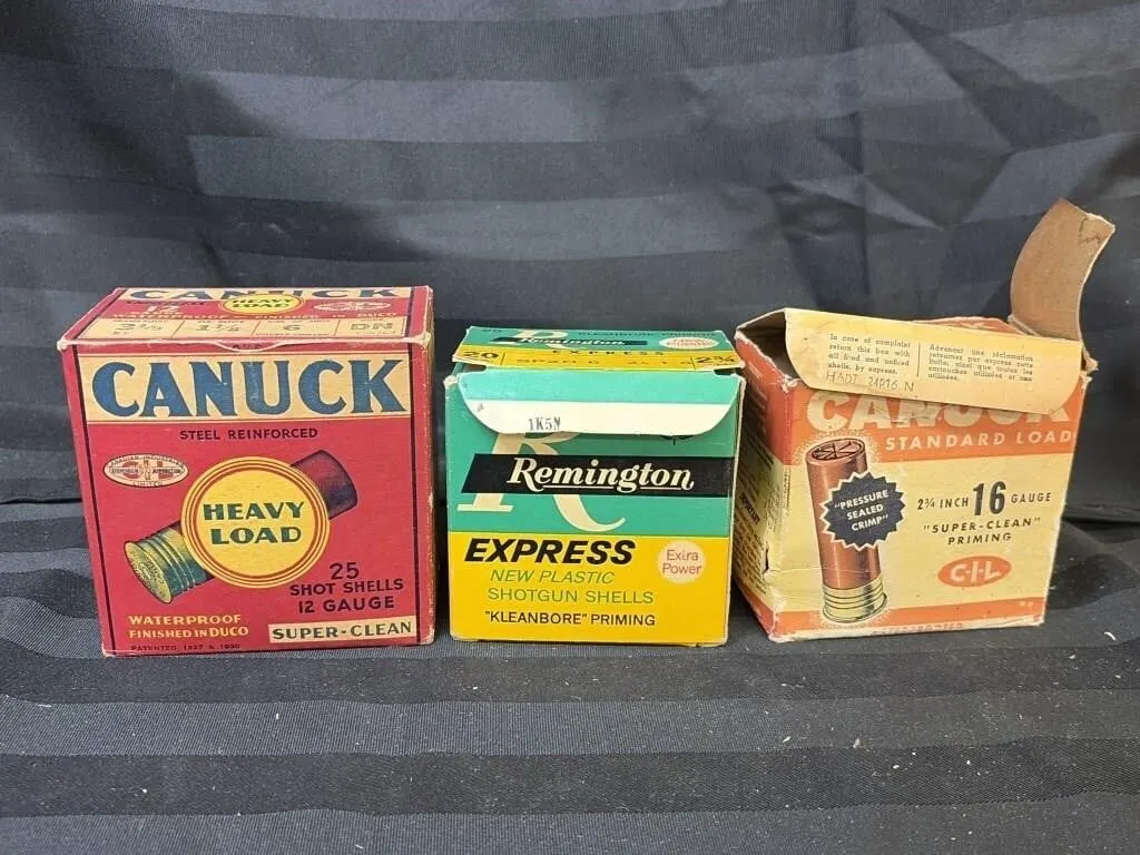 Remington & Canuck 12, 20, & 16 Ga Shotshells
