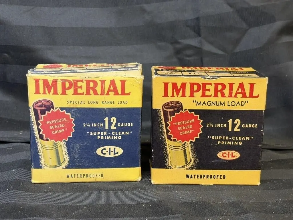 45 Rounds of 12 Ga Ammunition in Imperial Boxes