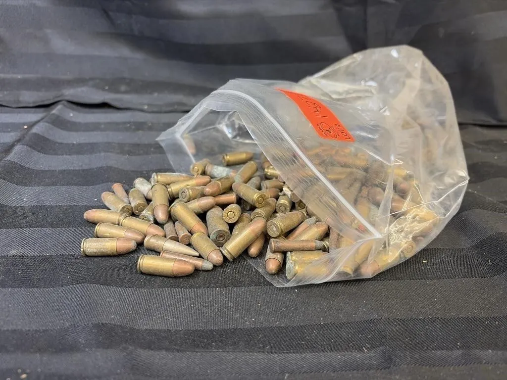 Approximately 3.5 lbs of mostly 9mm Cartridges