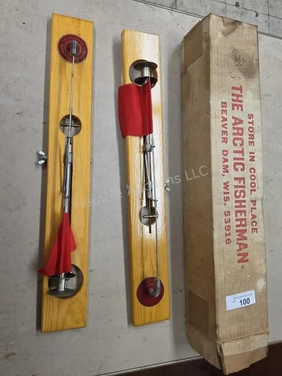 2 Beaver Dam tip ups