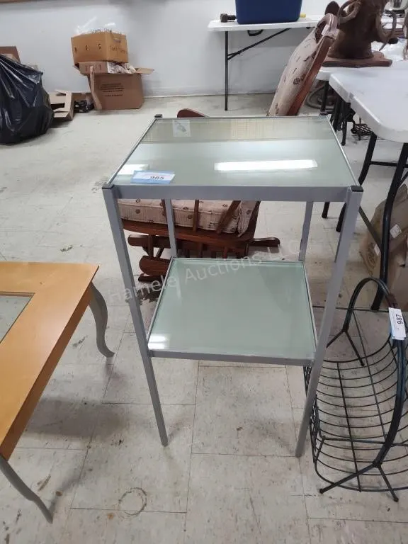 Metal shelf