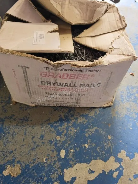 Box of drywall nails