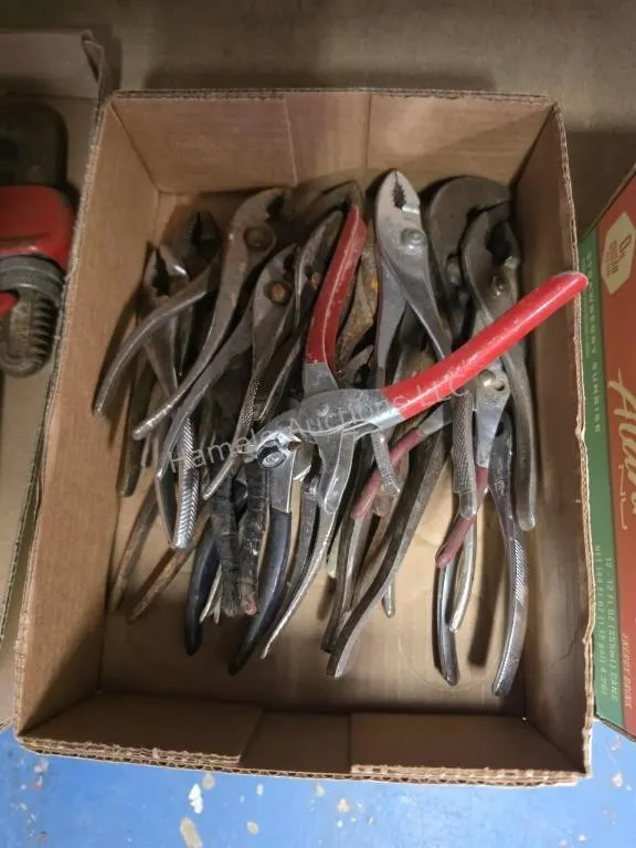 Assorted pliers