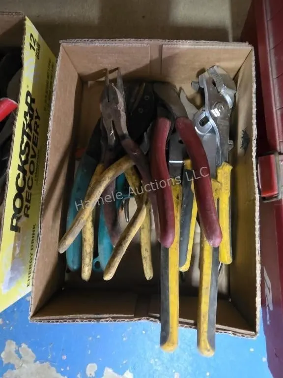Assorted pliers