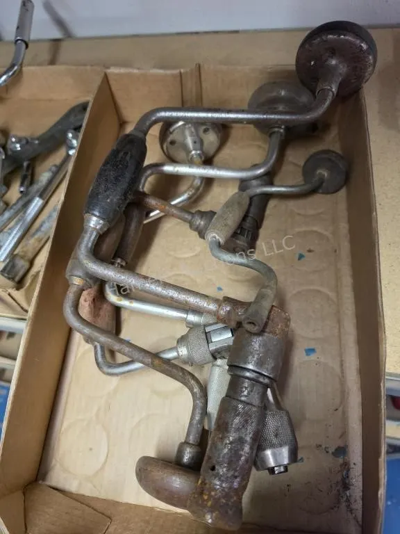 Assorted hand drills