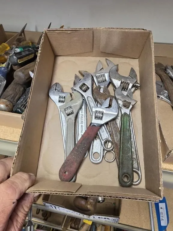 Small adjustable wrenches