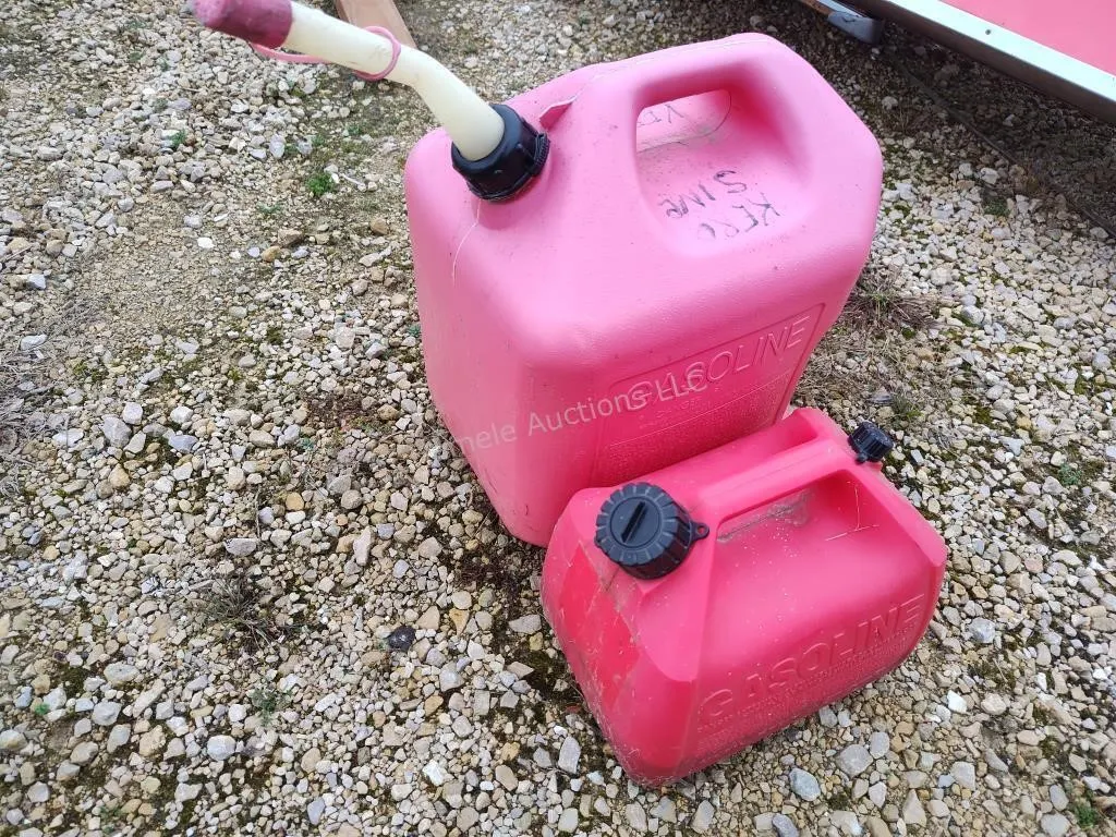 Can of kerosene and gas can