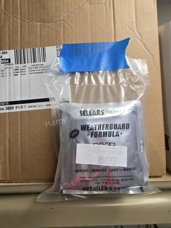 Box of fast wax