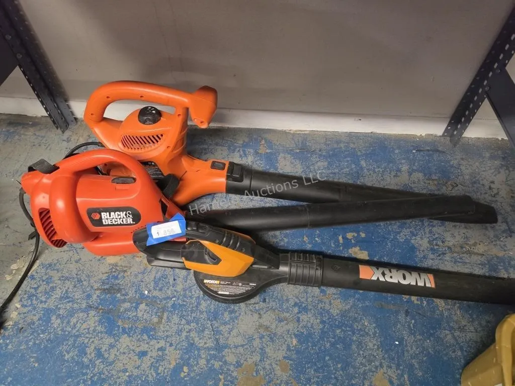 3 leaf blowers