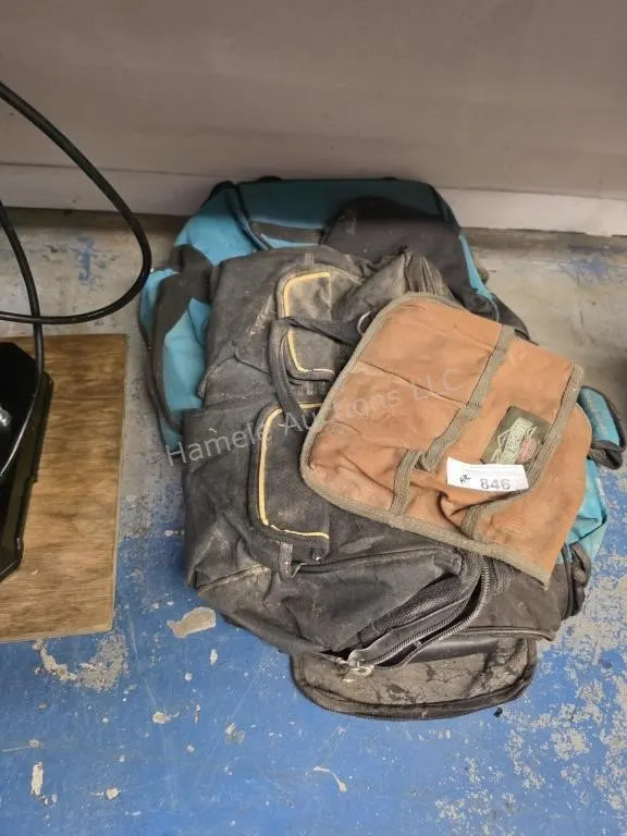 Assorted tools bags