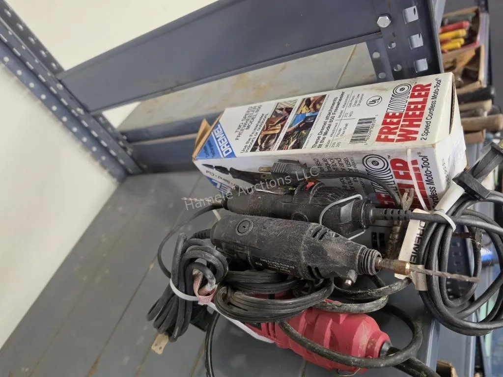 Assorted Dremel tools