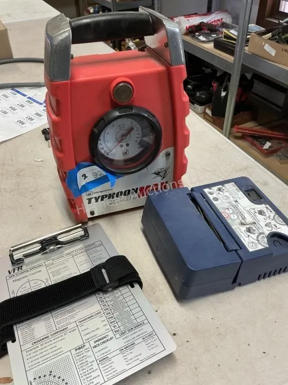 3 Items - 2 Tire Inflators & Clipboard
