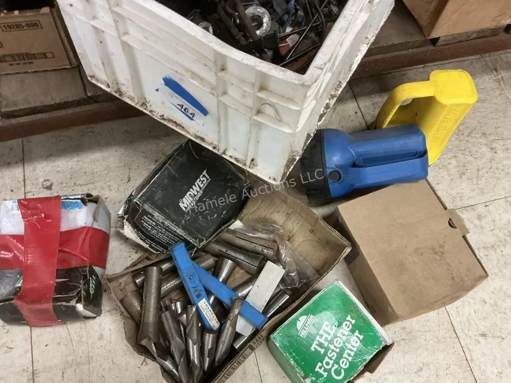 Assorted Items - Fasteners, Flashlights & Misc.